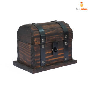 Baúl de madera de pino (17x13x14cm)