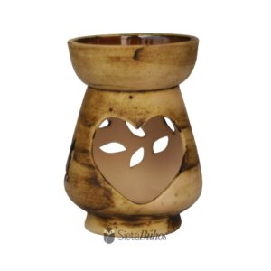 Hornito quemador de loza corazón #1