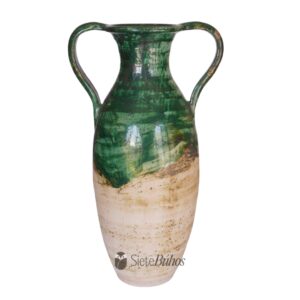 Jarrón verde-arena Artelozza #29 32x55 cm